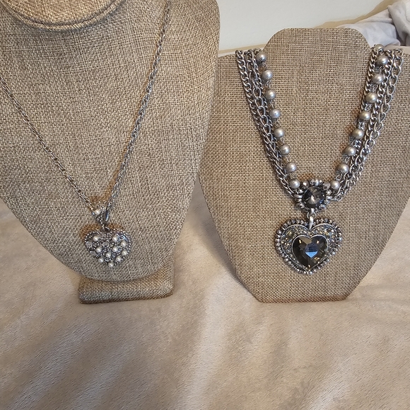 Two (2) Heart Necklaces ❤️ - Picture 3 of 4